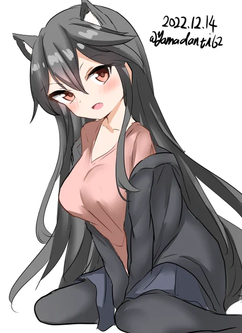 #艦これ版深夜の真剣お絵描き60分一本勝負  #艦これ版真剣お絵描き60分一本勝負_20221214はるにゃん 
