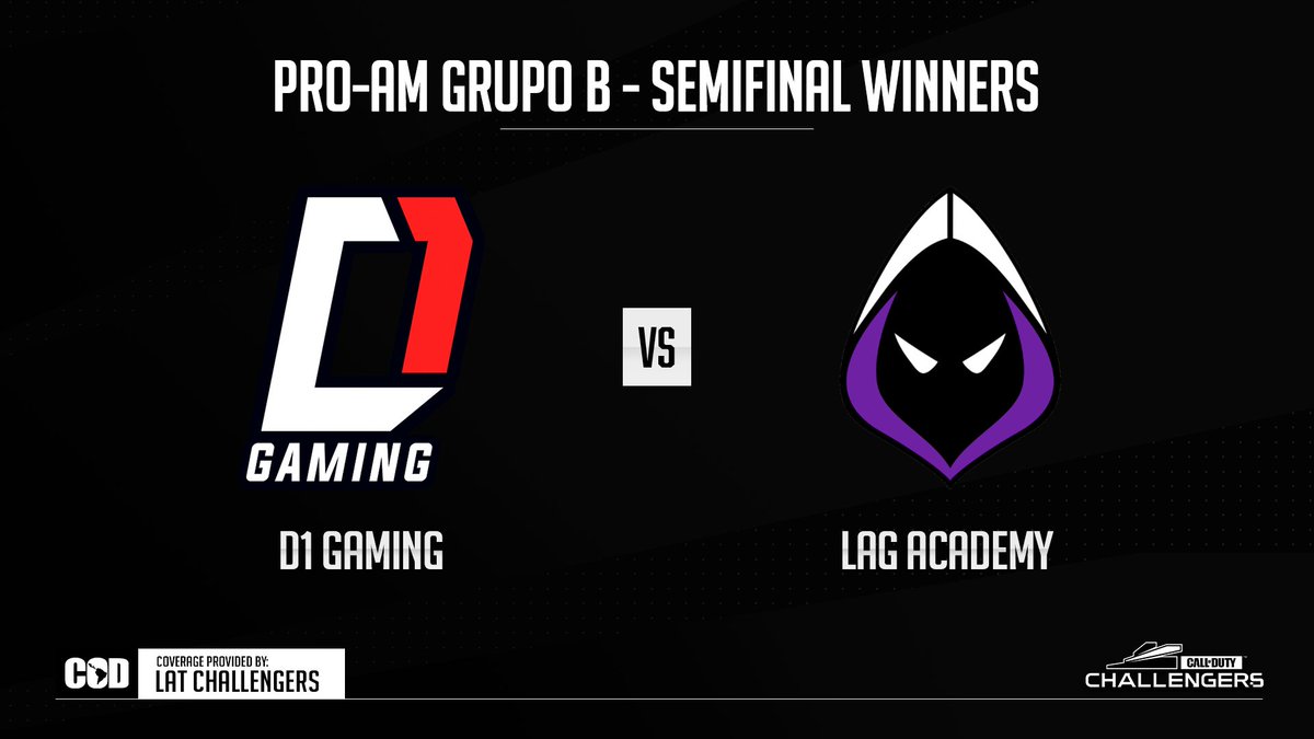 LATChallengers's tweet photo. Llegó el gran día 📢

Desde las 15:30 ET, @D1Gamingoficial enfrenta a @LAGuerrillas Academy (Assault Diamondcon Exceed JoeDeceives) en el Grupo B del Pro-Am

#LATAMChallengers https://t.co/crSlSYMOFW