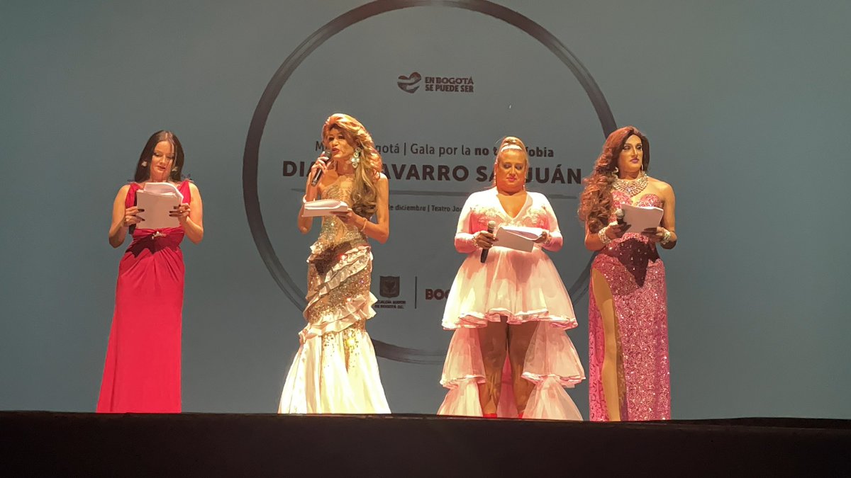 lagoye102's tweet photo. 🏳️⚧️❤️💛¡Gracias Bogotá! Todo un éxito #MujerT #GalaRosa👠✨ por la no transfobia Diana Navarro San Juan en el @TeatroJEG
Este es un espacio de arte, orgullo y reconocimiento Trans. Hoy, mañana y siempre seguiremos compartiendo sueños, luchas y esperanzas. 🏳️⚧️🏳️🌈 https://t.co/sdhKyxN5iV