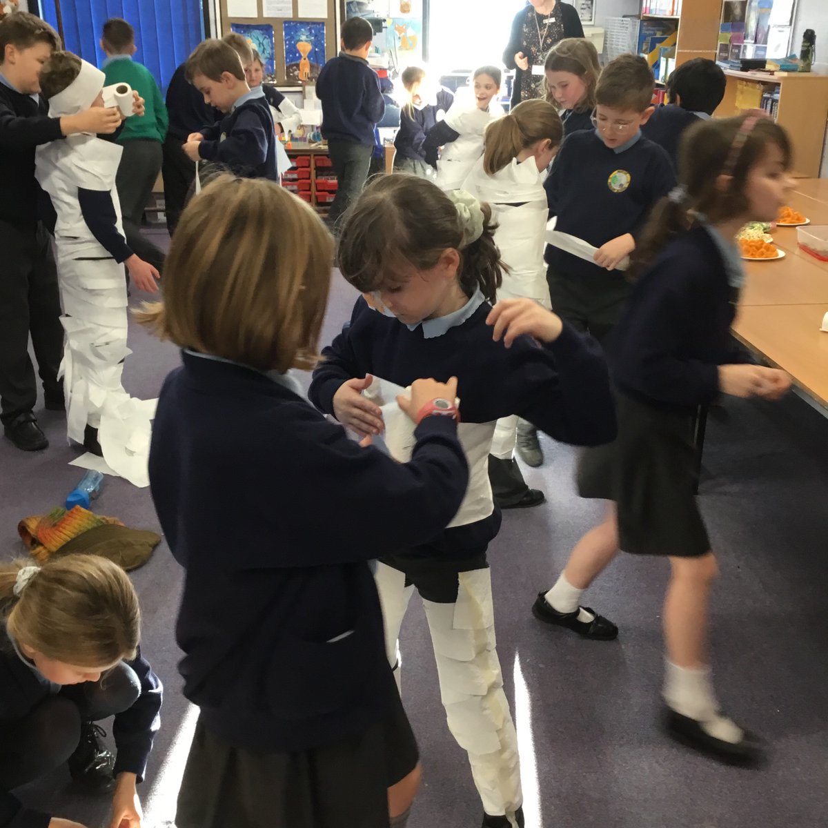 Fox class working hard right up to the end of term!😁 #classpartyfun