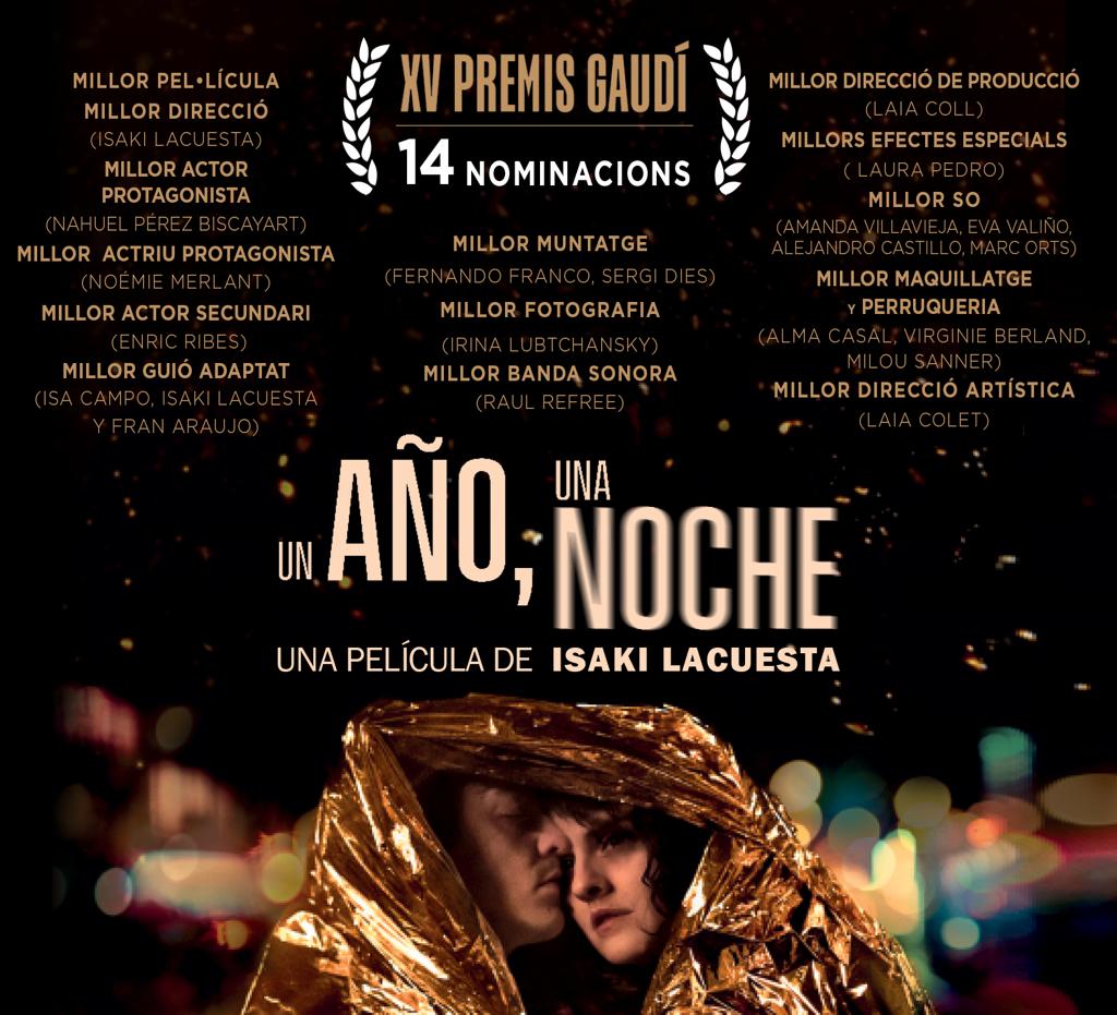 BambuProdu's tweet photo. ¡‘Un año, una noche’ arrasa en las nominaciones de los premios Gaudí 2023!

La película de Isaki Lacuesta suma 14 candidaturas en un rutilante listado:

¡Enhorabuena, equipo! https://t.co/gxVtKjjDht