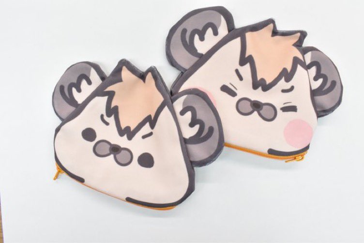 「ポーチ第3弾!ダイカットブッチポーチ!!4個頒布! 」|にゃんたん🐱🌱のイラスト