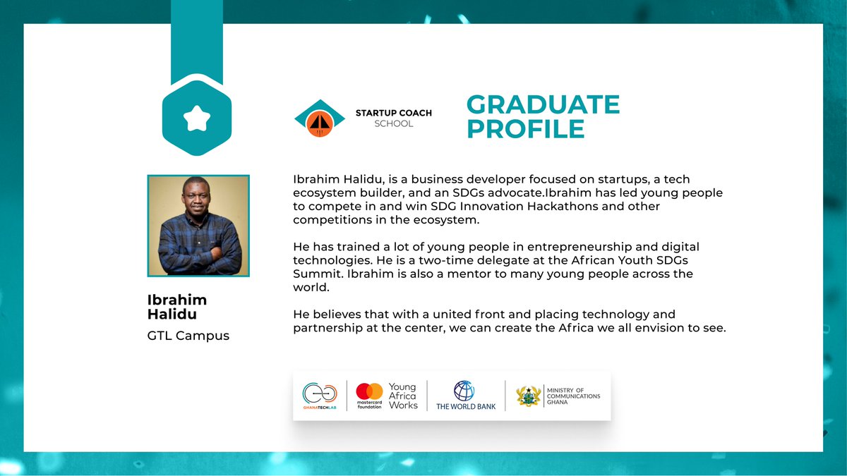 GhanaTechLab's tweet image. We are thrilled to announce our latest batch of graduates from the Startup Coach School!
 
These talented individuals have worked hard to hone their skills, and we can&apos;t wait to see what they achieve in the future. 
Congratulations, graduates!

#StartupCoachSchool
#GhanaTechLab