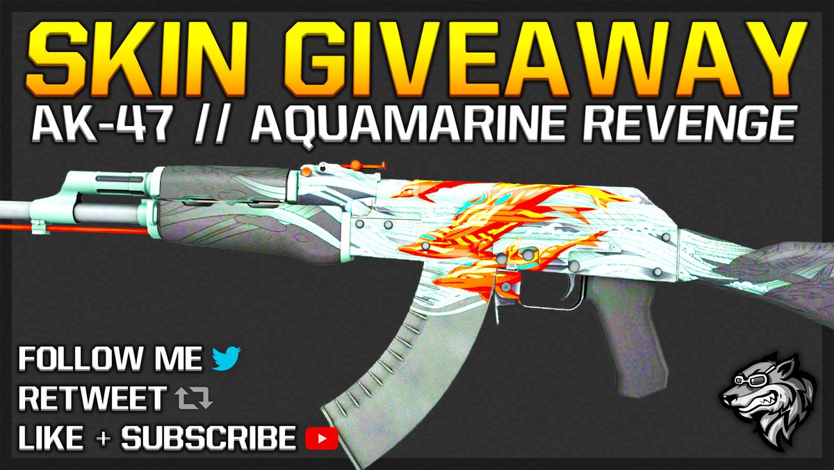 💸 AK-47 | Aquamarine Revenge [$30] 💸
💎 CS:GO Skin Giveaway 💎

⏩ Follow me @jordanrnet
🔁 Retweet
⬇️ Like + Comment ⬇️
youtube.com/watch?v=BWOVZu…

🔜 Winner will be picked in a couple days! GL!
👥 Tag some friends so they can enter as well!
#Giveaway #CSGOGiveaway #CSGOSkins