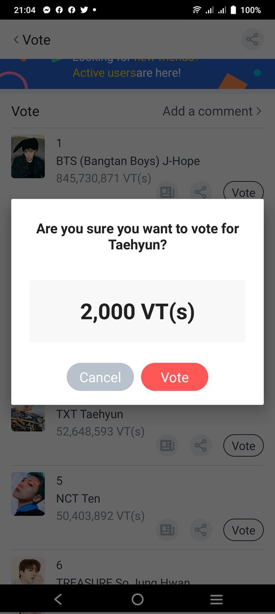 barani_myat's tweet photo. I vote for #TAEHYUN 
at #Chaedol
#FanPlus 
#MOAisONE https://t.co/JaXTxR5Rae