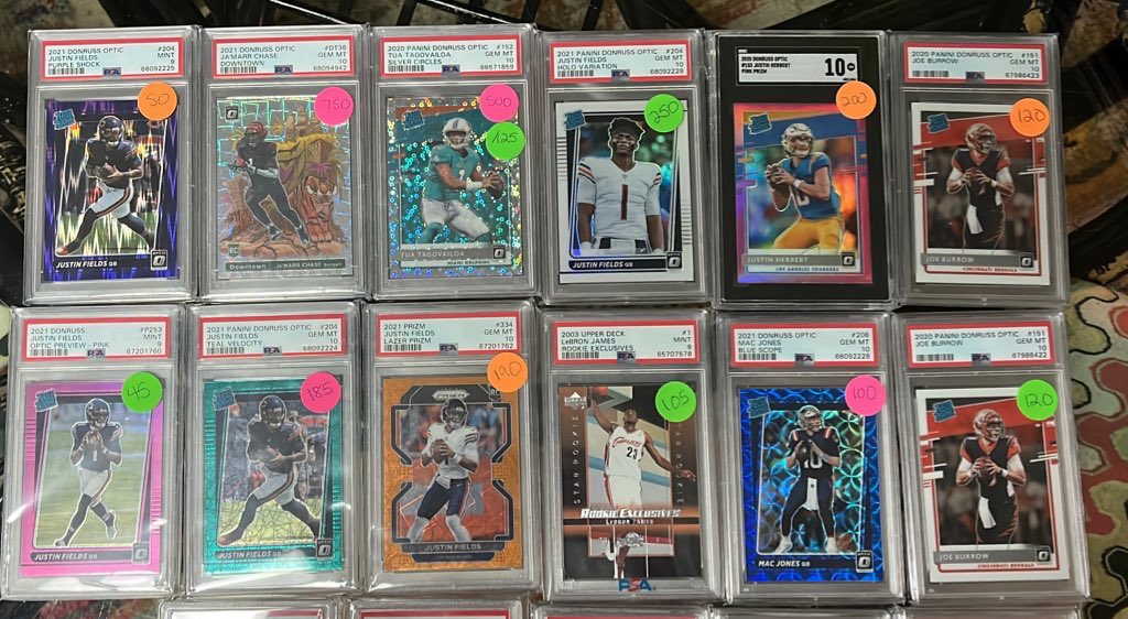 CardsPirates's tweet photo. Current Inventory
Some comps may have changed in the past week since priced, make offer if so
$1 and up 
#PirateStack 
@sports_sell @HobbyConnector @Hobby_Connect @CardHobbyRTs @TheHobby247 @CardboardEchoes @DailySportcards @PCOregonDucks @HiveRetweets https://t.co/wyRdK976Gn