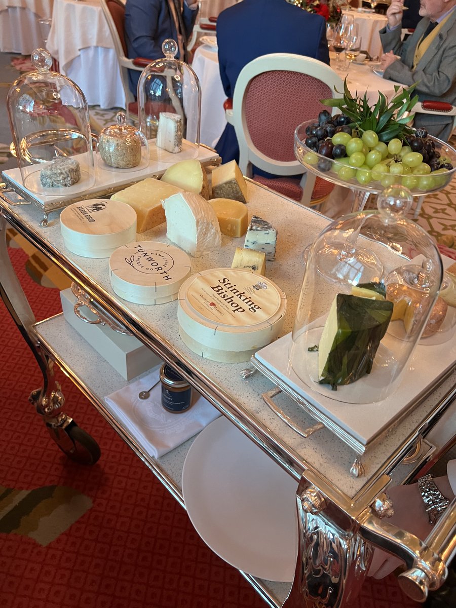 Cheese board at The Ritz in Piccadilly.