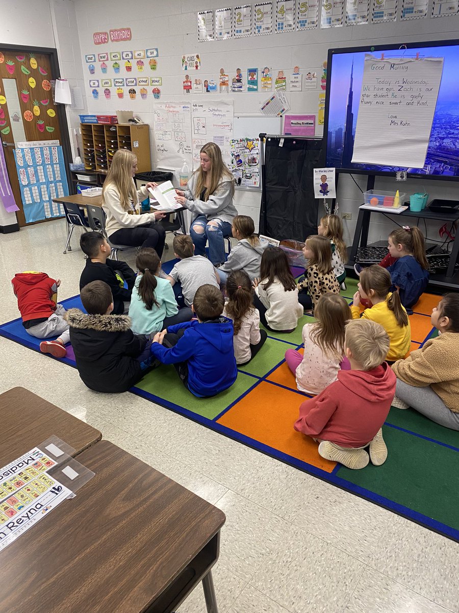 vjabolts's tweet photo. @VJA_VALT Thank you McAuliffe Challengers @KirbySD140 for the warm welcome for our VALT readers in their last reading activity for 2022! Enjoy your winter break future T-Bolts. https://t.co/zYFec18XMb