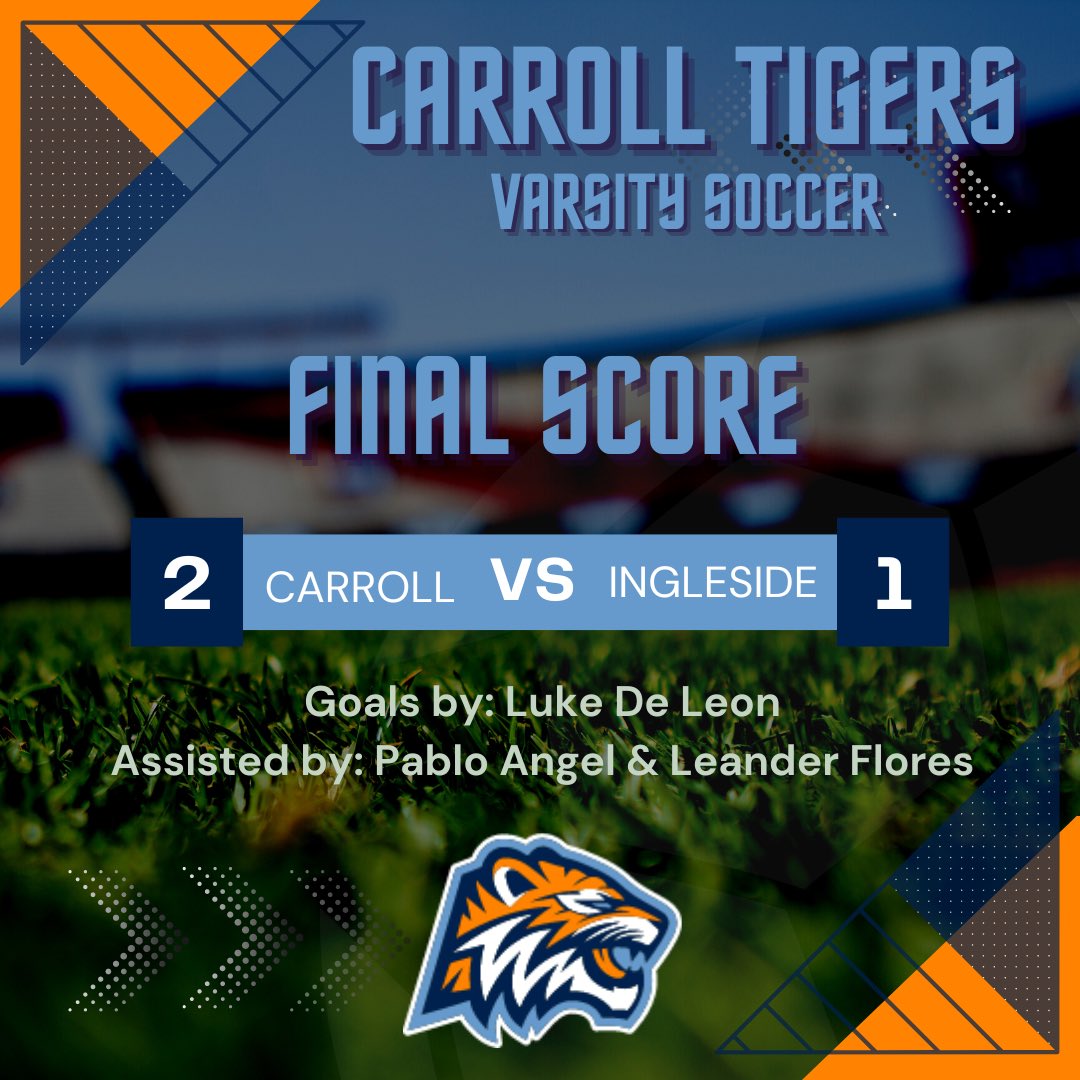 Improving, building, and persevering! #TigerPrideNeverDies #carrollsoccer #carrolltigers