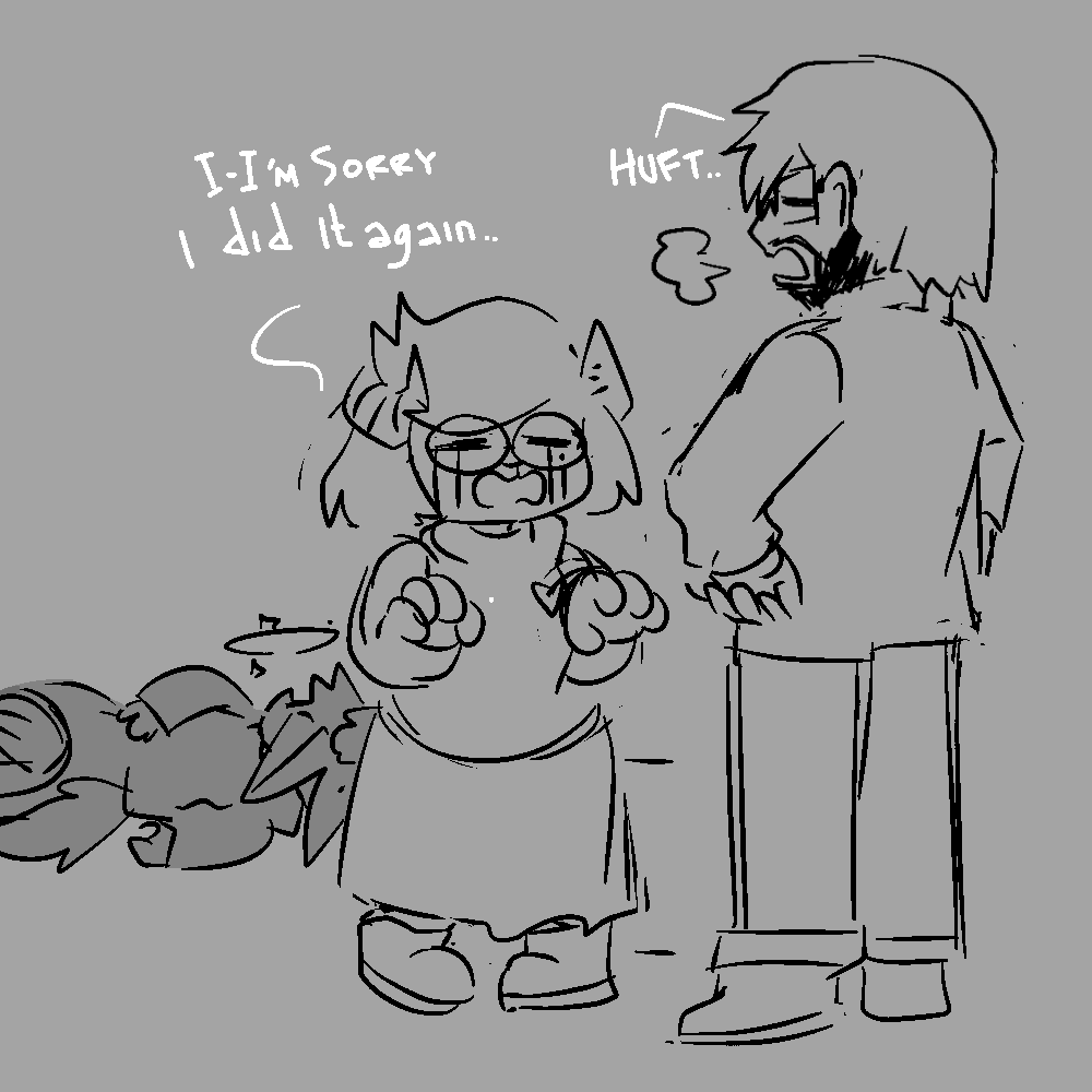 BurnedTraveler's tweet photo. > "Beware of the geep ramming at you on ridiculous speed"
> Not sure why they put this
#Hybridsthegame #Sketch #Geepy #Fione https://t.co/HoYebh1tto