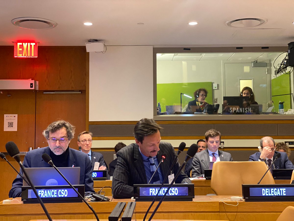 Le Groupe SOS était à l'#ONU pour porter un projet de résolution pour la reconnaissance mondiale de l’#ESS ! 👉Le but : encourager le développement d’un environnement favorable à l’ESS et à tous ses acteurs engagés dans une démarche plus inclusive et résiliente. @fredericbailly1