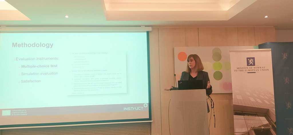 Excellent presentation of Dr Idoia Pardavila <a href="/IdoiaPardavila/">Idoia Pardavila</a> on the main results of #INSTrTUCTproject at the Launching Event