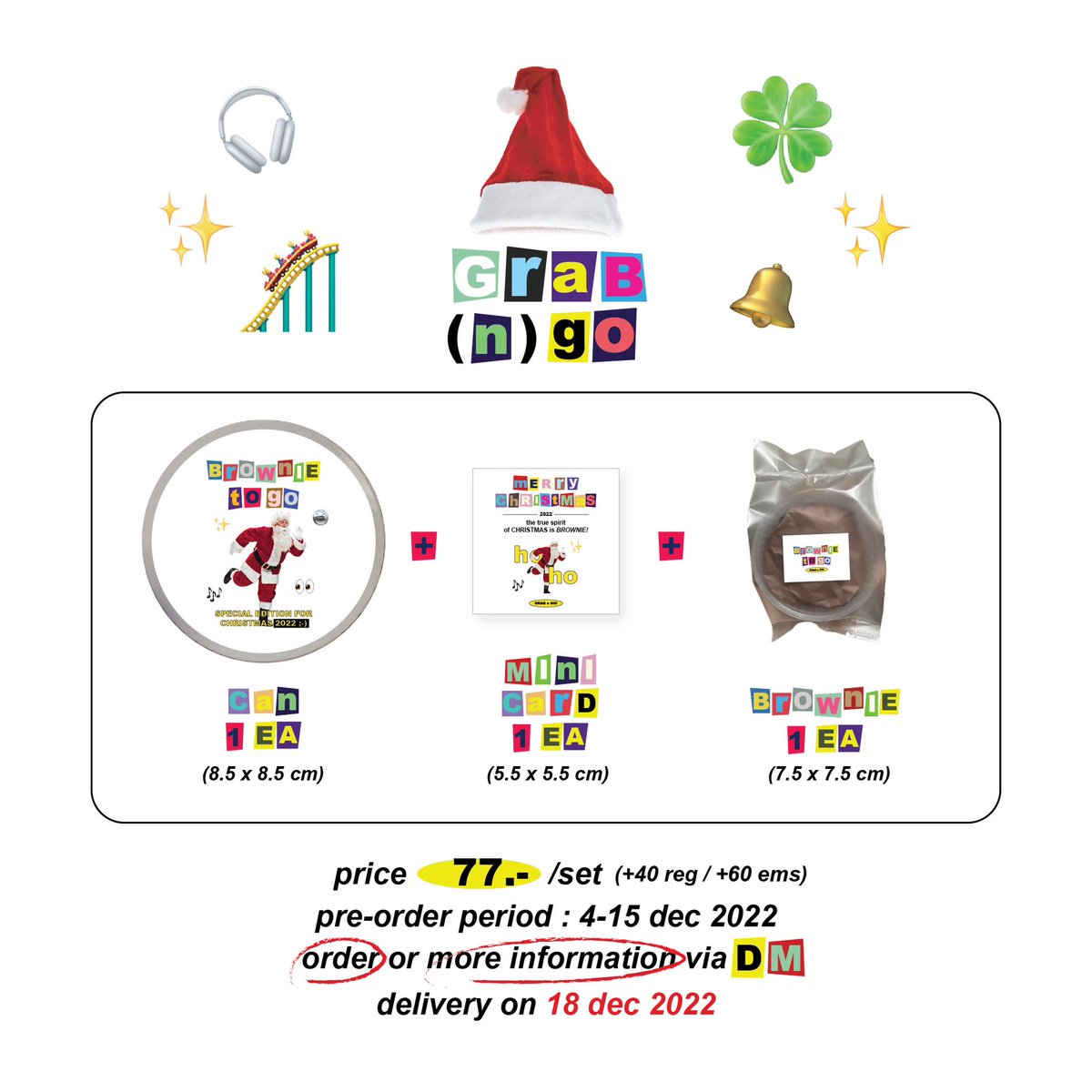 tgtsn2's tweet photo. 📣ปิดพรีพรุ่งนี้แล้วน้าคั้บ!🧚

 𓂋 น้องๆ #บราวนี่ christmas 77฿ / กระปุก  𓂋

 ✎ ̼ dm สอบถาม&amp;สั่งซื้อได้เลยนะคั้บ พร้อมตอบสุดๆเลยค้าบ(🫶) 

₊˚🦌₊˚✧ ﾟ.˖⁺🛷‧₊ ˚₊✨‧⁺˖‧₊˚🕯️ ⋅* ❅｡‧₊ https://t.co/GhZAf1ZxQd