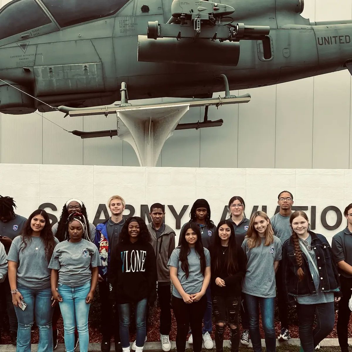 HCCAdothan's tweet photo. HCCA JROTC Cadets visited Fort Rucker this past Friday. They received a guided tour of the Army Aviation Museum and the U.S. Army Safety Center "Crash Lab". Their experiences will help them better appreciate military service as well as explore military careers. https://t.co/nESWuTJlXn