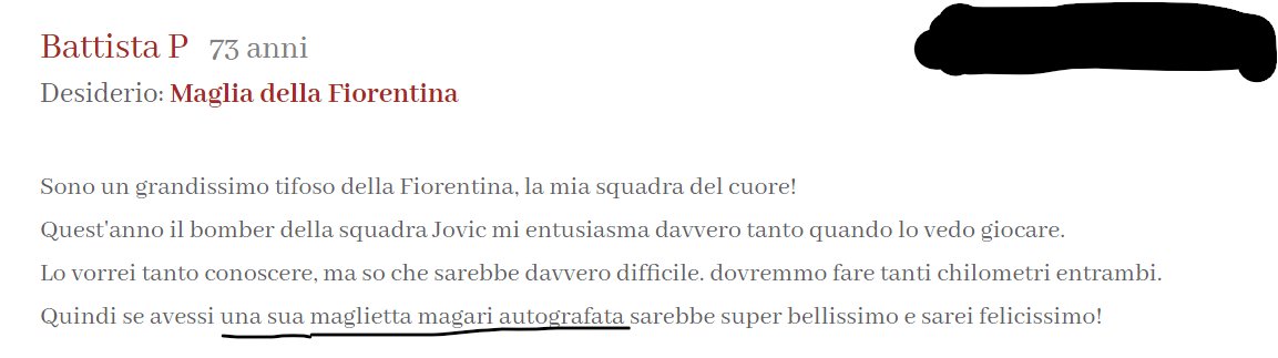annacris_viola's tweet photo. mi aiutate a realizzare il desiderio di Battista di avere la maglietta autografata di Jovic?  Fatemi sapere qualcosa, altrimenti la compro io la maglietta e gliela mando (senza autografo giustamente). Grazie! https://t.co/e8NuugVAp7
