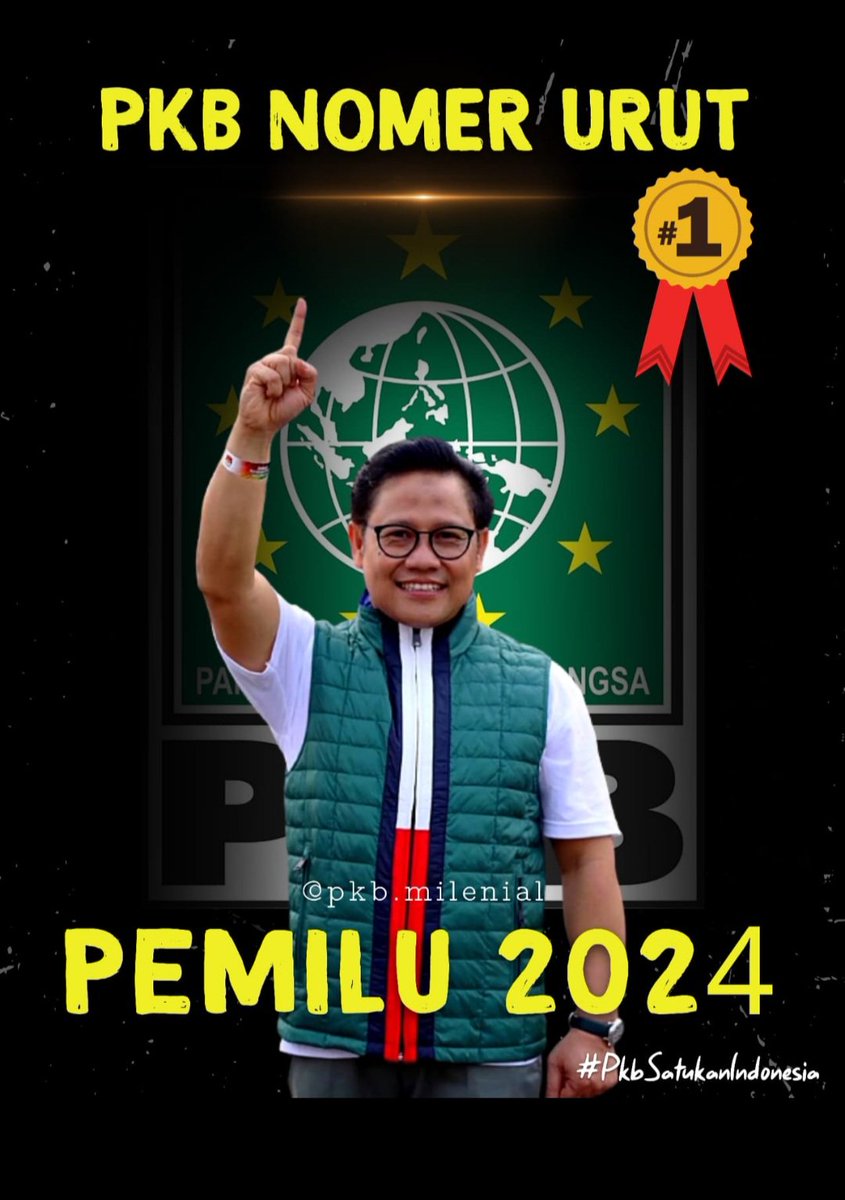Tetap nomor urut satu saudara-saudara #PKBNo1 #gusmuhaimin
