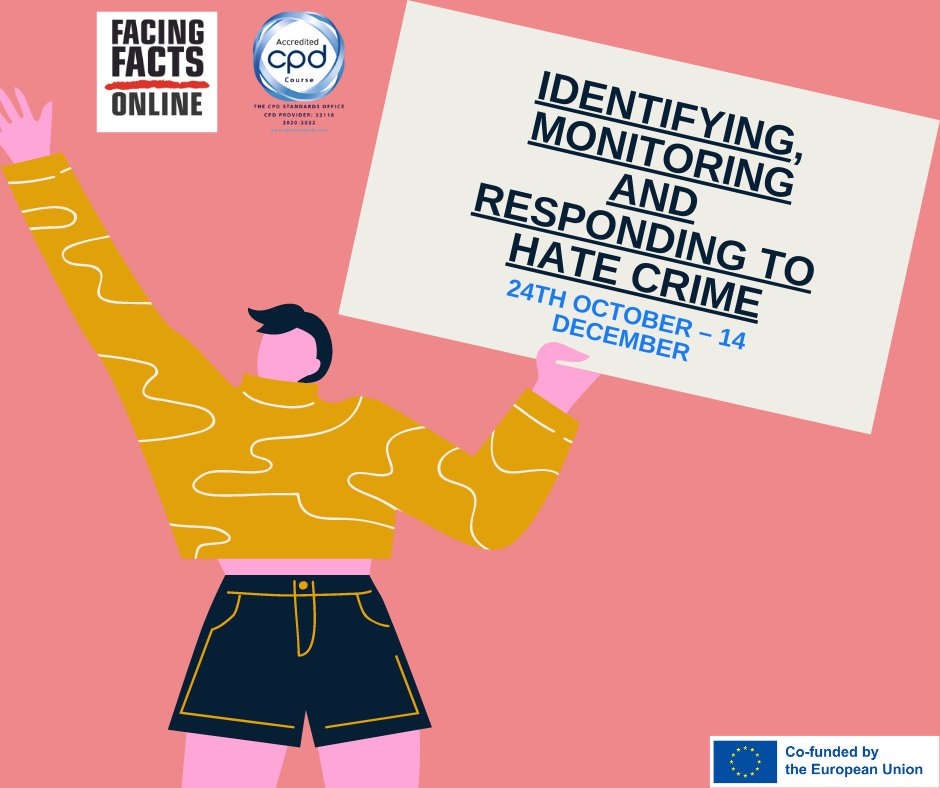 Today is the last day of our 7-weeks training 🔑

Participants from CSOs and PAs studied and discussed
▶️ international standards 
▶️ bias indicators
▶️ the impact of #hatecrimes
▶️ how to use data to improve safety, support &amp; justice for victims ⚖️

🔎👇
facingfacts.eu/training/