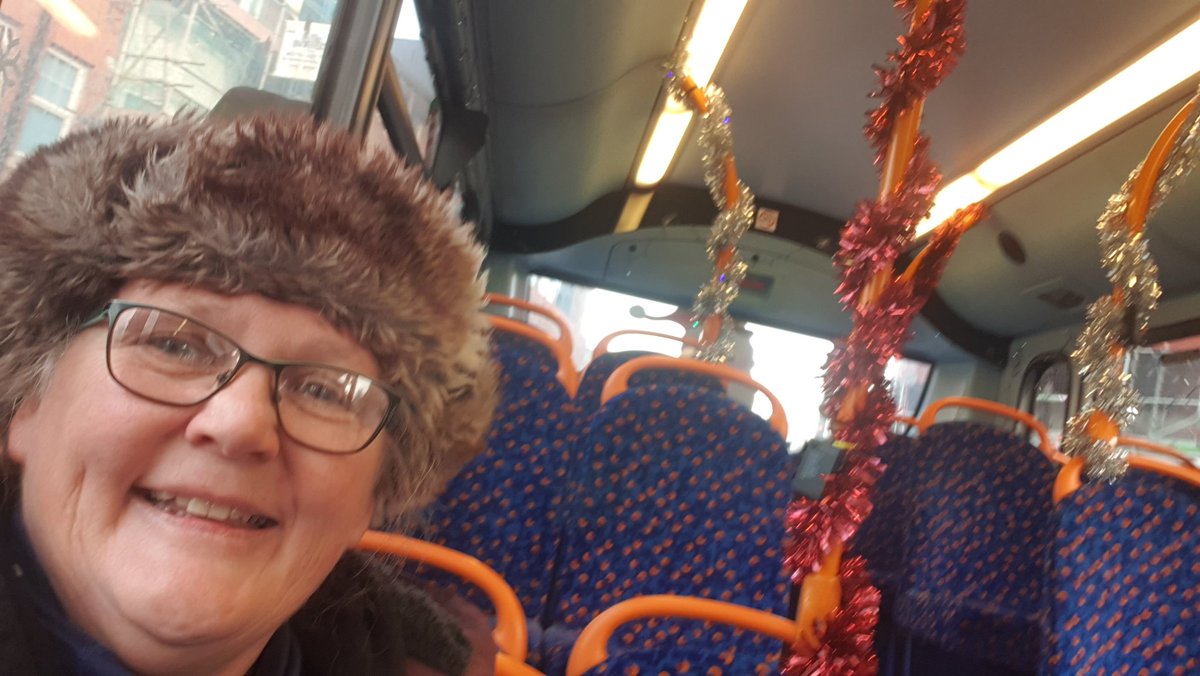 Today I met Santa on the Santa Bus in Camberley #SantaBusSouth <a href="/StagecoachSouth/">Stagecoach South</a>