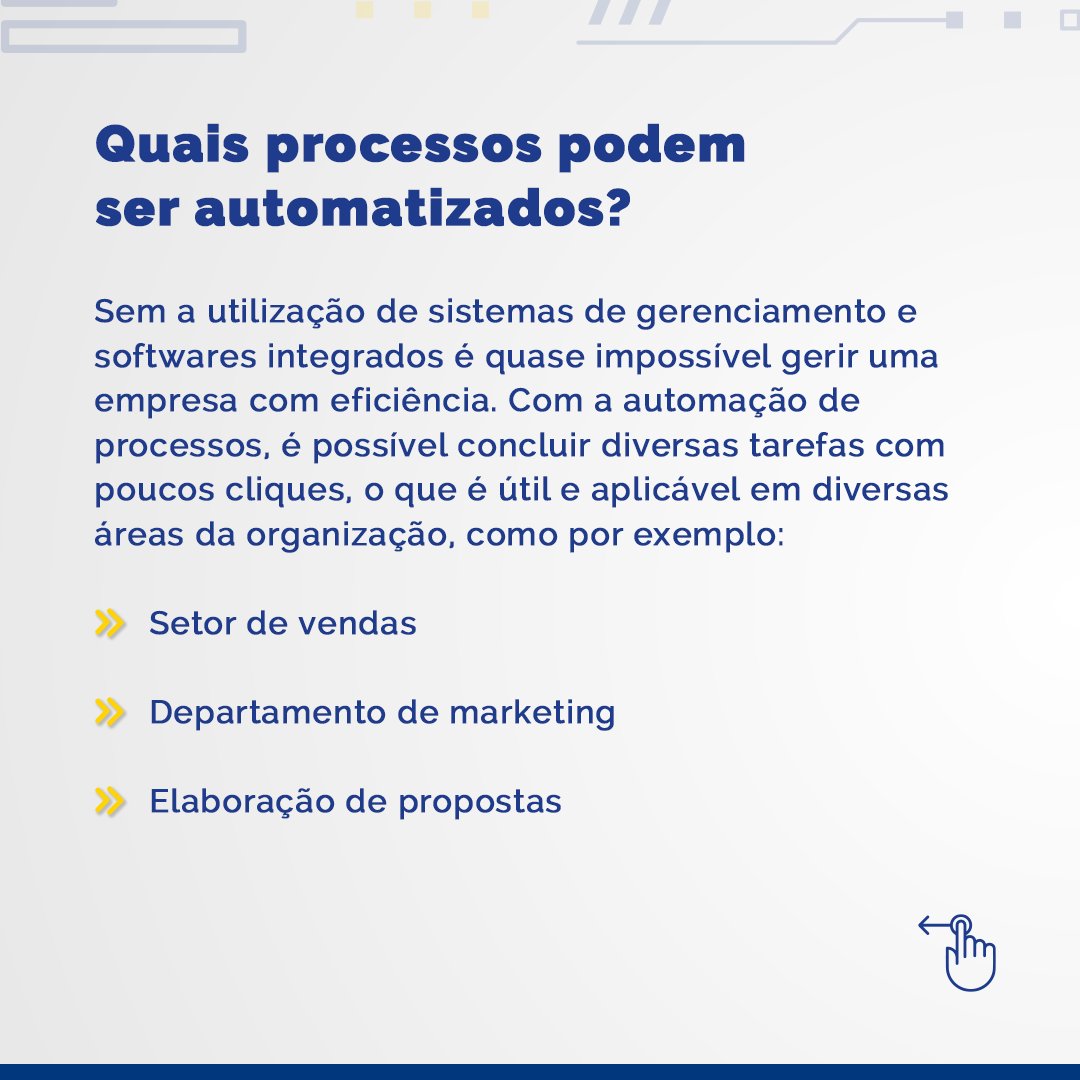 Procenge's tweet image. Imprescindível no gerenciamento empresarial, a Automação de Processos facilita procedimentos, usando a tecnologia para trazer mais eficiência e vantagem competitiva às organizações. 

Acesse e saiba mais: procenge.com.br/blog/automacao…

#Procenge #Blog #AutomaçãoDeProcessos