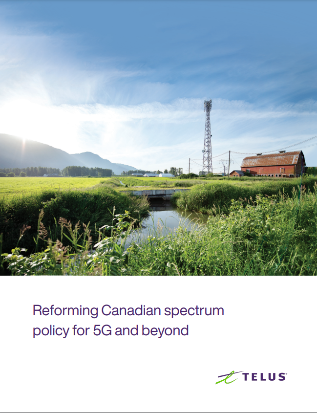 Mark_Goldberg's tweet photo. ICYMI: Discussion paper from @TELUS:

Reforming Canadian spectrum policy for 5G and beyond | [pdf, 10.5 MB] https://t.co/XoqlaKf7Jq

"The potential benefits of more effective spectrum policy for Canada are vast"

#CDNtech @ISED_CA #CDNpoli #INDU #CRTC https://t.co/dOsFvFYWrS