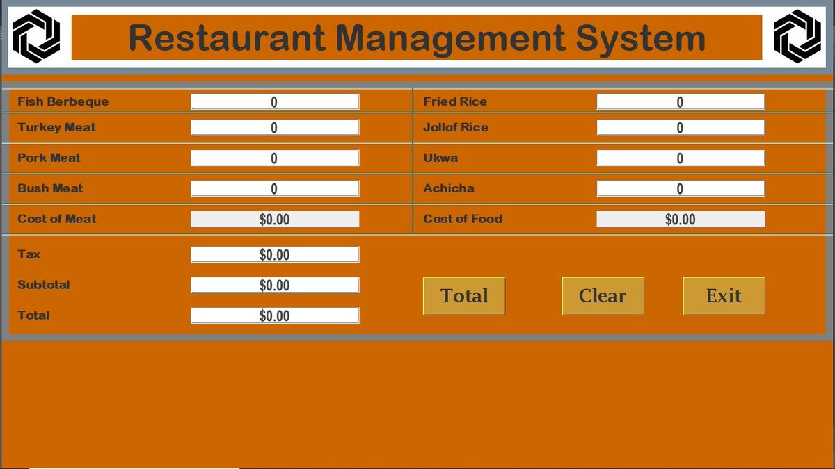 zic0nelson's tweet image. Decided to visit Java Swing today.
Designed a "Restaurant Management System" in Eclipse IDE, using OOP (Inheritance mostly).

#Java #GUIdesign #Eclipse