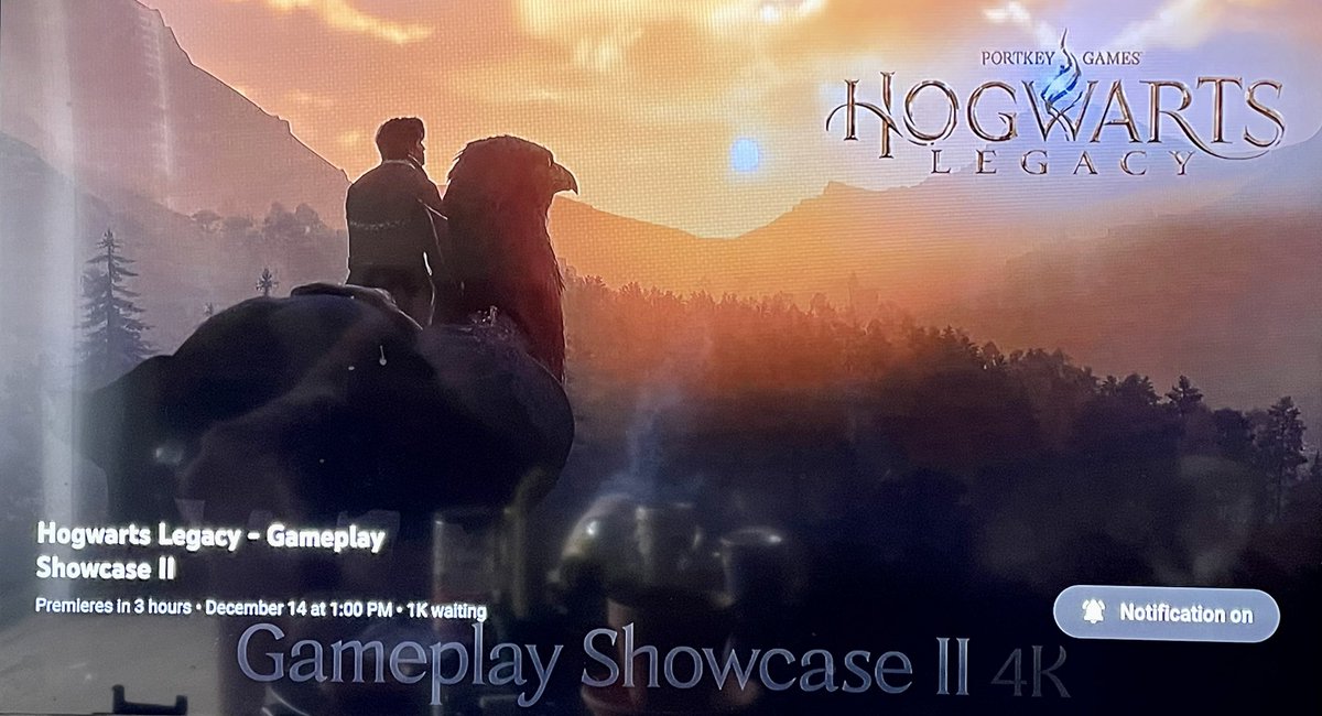 enchanted_holly's tweet photo. THREE HOURS TO GOOOO!!!!! #GameplayShowcase #HogwartsLegacy https://t.co/tZMMXu7ezL