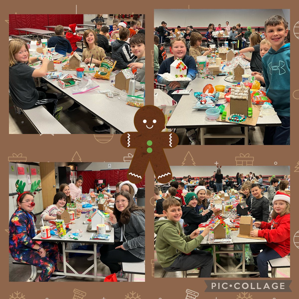 4th grade Gingerbread Houses are underway! #Bellflowerway