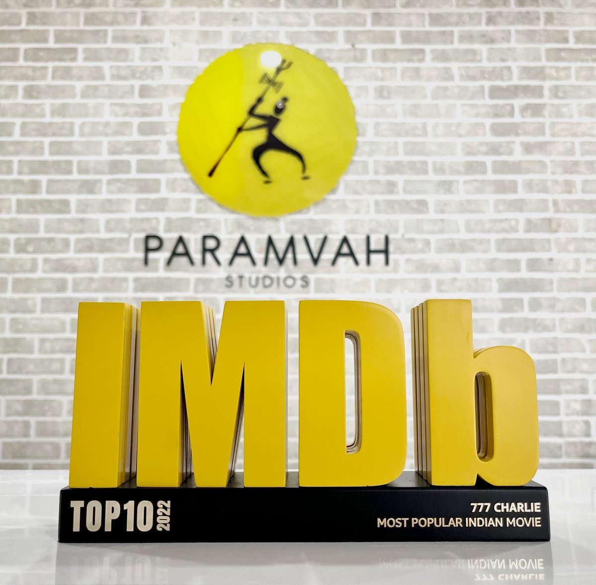 rakshitshetty's tweet photo. Love begets love ♥️ 

Hearty thanks to @IMDb_in and to all you lovely people 🤗🤗 https://t.co/mEzdIvO5xJ