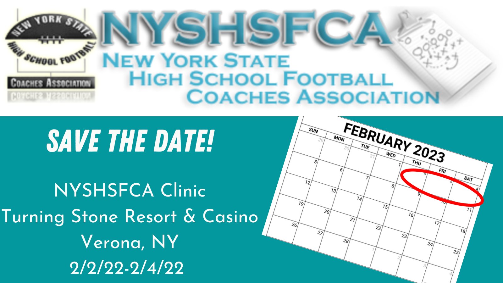 NYS High School Football Coaches Association on Twitter "Speakers are