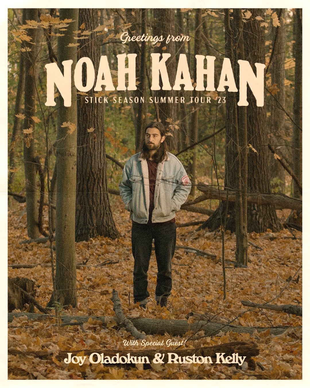 Noah Kahan on X: Eastern Time cities! Your presale tickets are available  now!   / X