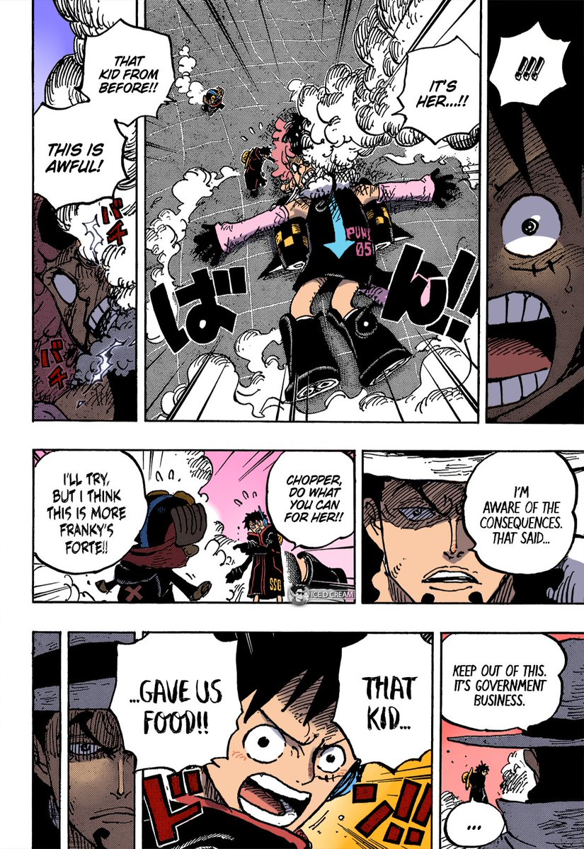 One Piece Chapter 1058. Colored (Ice D. Cream)