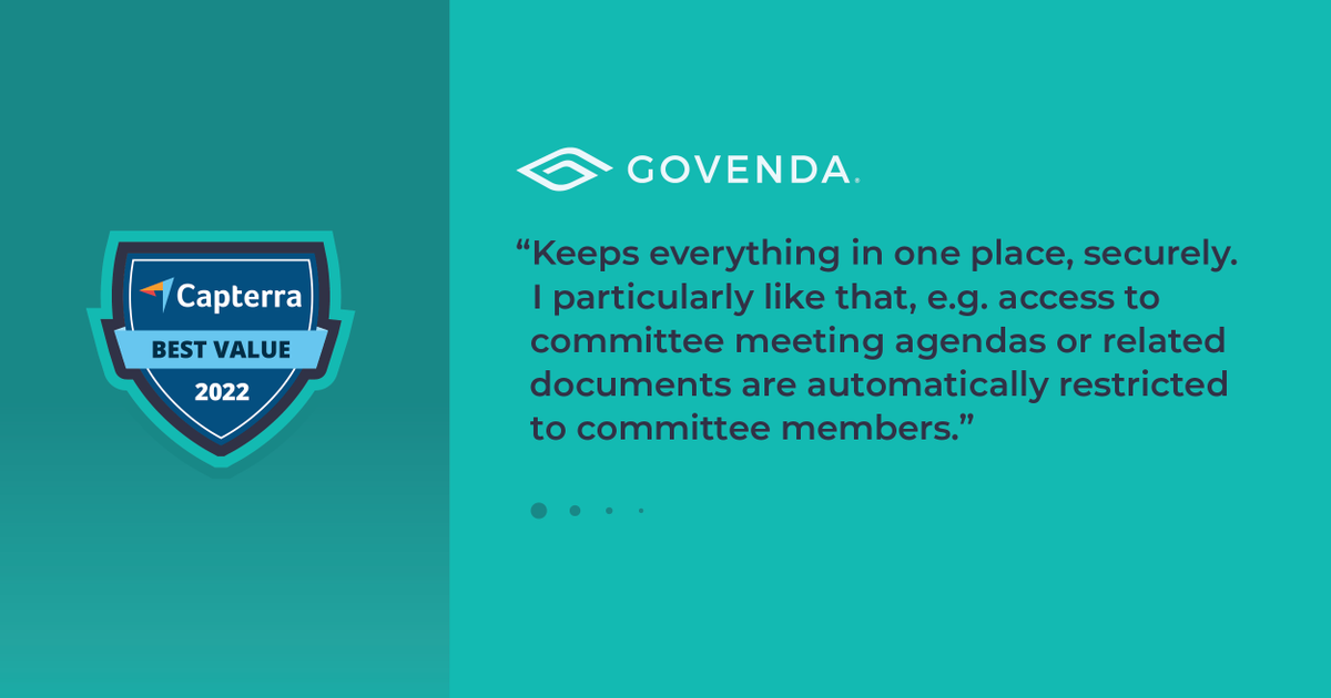 Are your board and committee documents hard to find or literally all over the place—making board meetings harder, not easier? Govenda® can help.