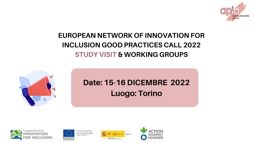 ApidTorino's tweet photo. 🎯Siamo pronti per ospitare la delegazione dello European Network of Innovation for Inclusion.
👉Domani fino al 16 dicembre 2022, si terrà la study visit qui in Apid Torino.
📌Seguiteci con gli aggiornamenti sulle nostre storie di Instagram https://t.co/Yz6ZRbwOLW https://t.co/PIEp7JX8tt