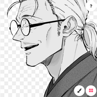 友人との約束通り眼鏡を実装したんですけど自分の絵が歪んでいるので素材が合わないという致命的な状態
あとインナー2～3種、タイ系オプション、ジャケットとアウターいくつか、頬染め青筋傷系オプションと帽子と背景が実装できれば表に出せるかな～って感じです 