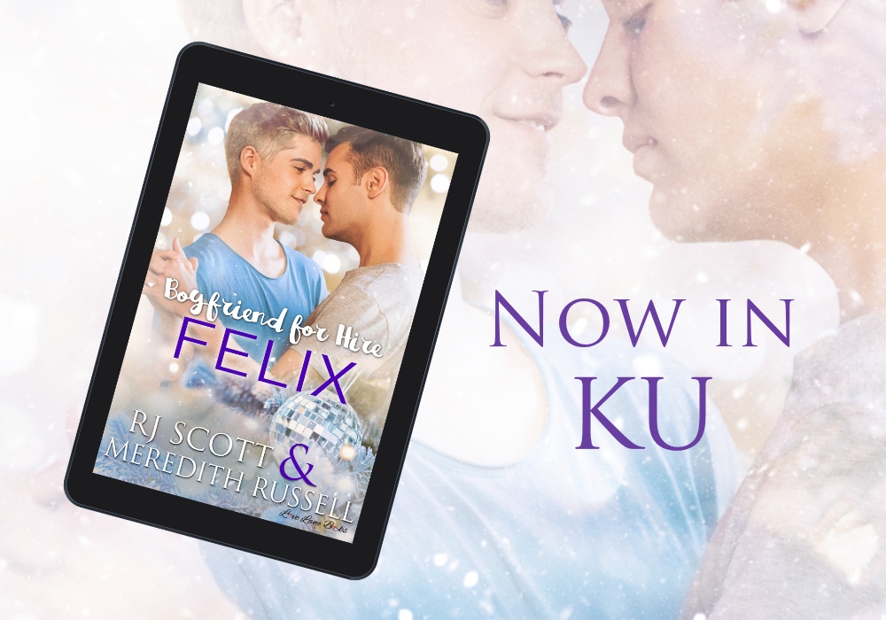 The next book in the Boyfriend for Hire Series.
Out now - rjscott.co.uk/Read-Felix

Hiring a fake boyfriend for a school reunion seems to be the only solution, but love was never part of the equation.

#mmchristmasromance #mmromance #gayromance #rjscott #meredithrussell