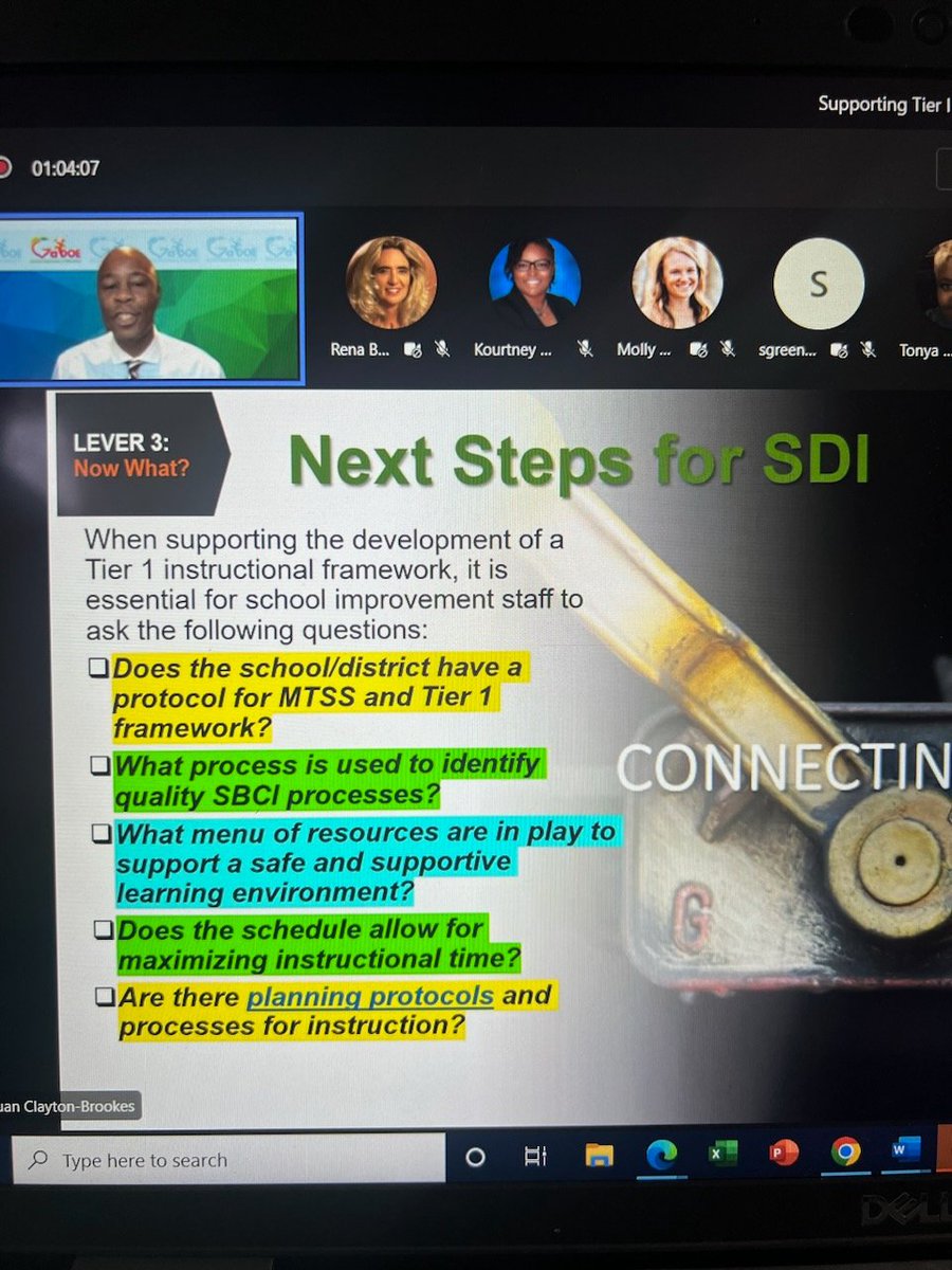 Shoutout to <a href="/DrTaijuan/">Taijuan Clayton-Brookes</a> , ARS Lead, for leading a valuable and informative session on Supporting Tier 1 instruction! #AcademicRecovery <a href="/GaDOESDI/">GaDOE School Improvement</a>