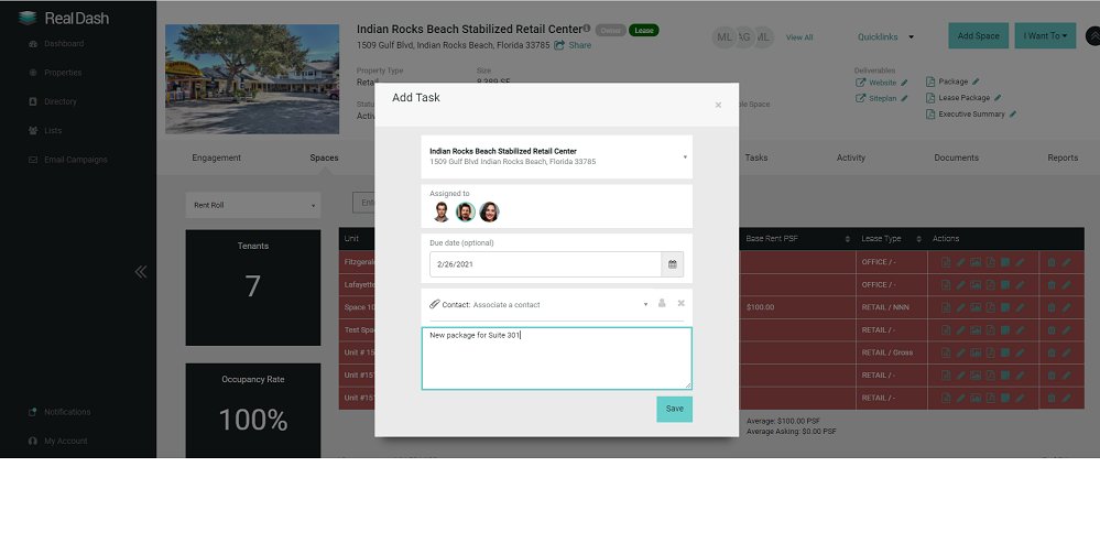 RealEstateDash's tweet image. OOO closing #cre deals? Working remotely?
Collaborate w/your team, assign tasks, &amp;amp; manage all properties, leases &amp;amp; contacts - integrating what’s essential. Increase productivity for you &amp;amp; your team - Demo today!

#cresoftware #assetmanagement #commercialrealestate #realdash