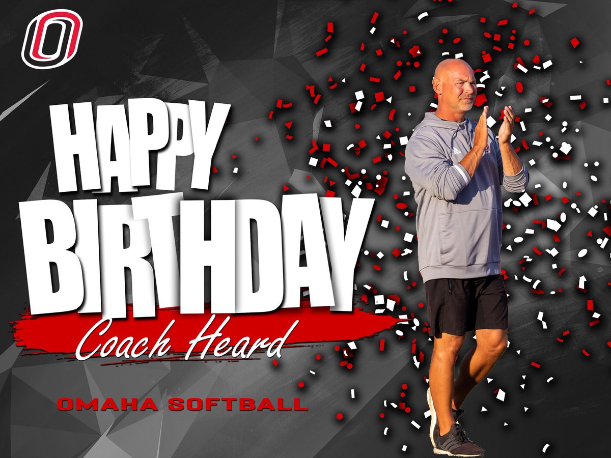 Big happy birthday shoutout to our man in charge, Coach Heard 🥳

#EveryoneForOmaha #OmahaSB