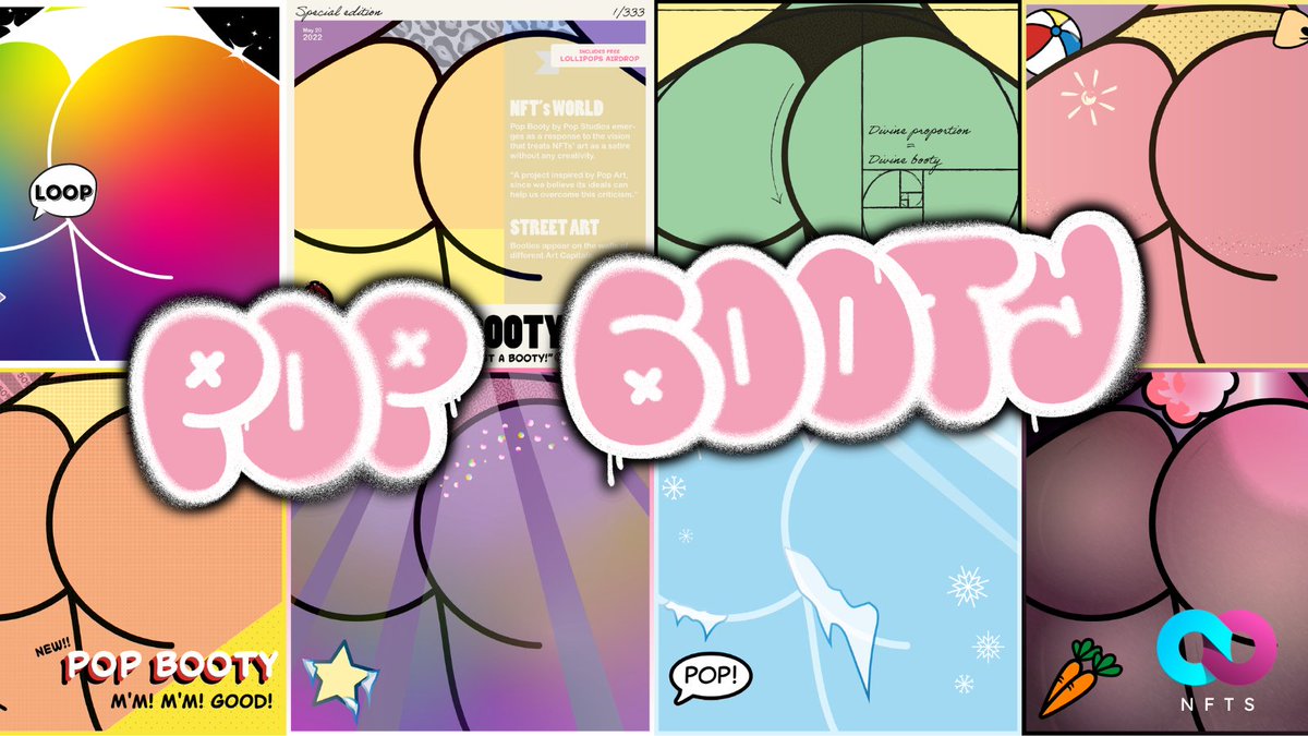 loopprotocol's tweet photo. 🚨  NOW MINTING 🚨

Head to our NFT Launchpad to mint your very own NFT: red hot, limited edition 333-piece @PopBootyNFT collection 👀👀

Let’s see your booty 💥 Share your NFT and Loopert will tell you whose is the best-looking 😆

✨ MINT NOW: https://t.co/kAqYBBgdeO https://t.co/vSvvMO1qxq
