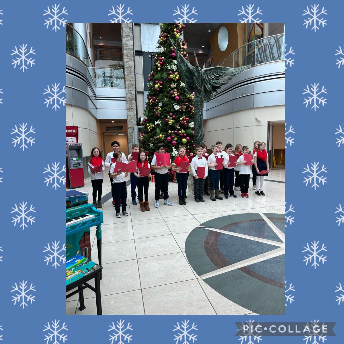Venessa123's tweet photo. The grade 4 students did a beautiful job and had a lot of fun singing at the airport this morning !🎶 @SFOAschool @MsMooreSFOA https://t.co/vVG15KvaaC