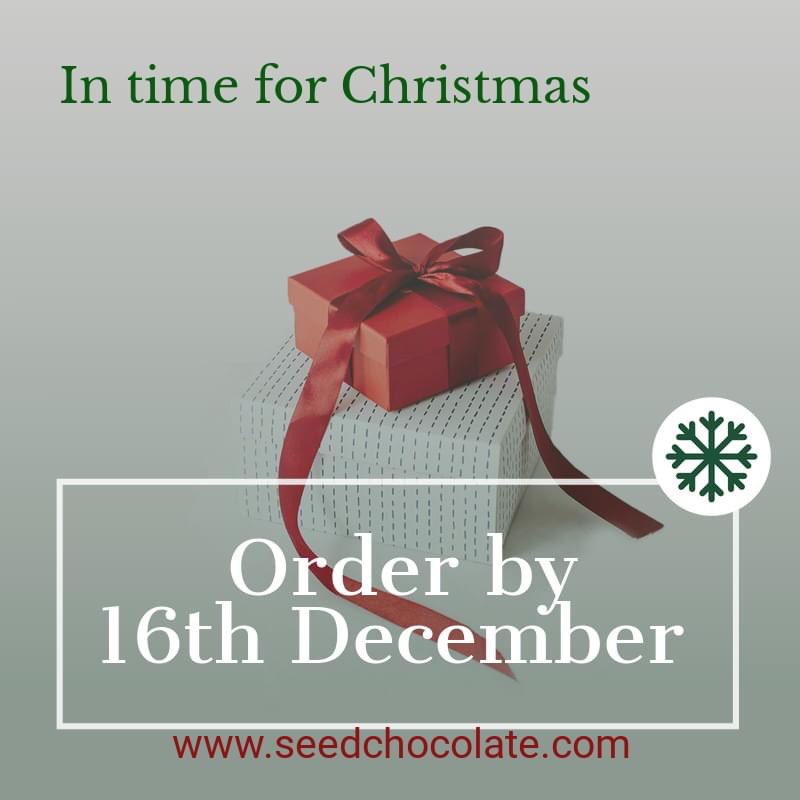 Have yourself a merry little Christmas. 🎄🍫🎄 seedchocolate.com