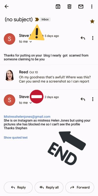 Can someone help me remove an imposter using my name, info &amp; pics to scam people using @telegram @AskPayPal<a href="/tag/hubble30"class="tags"><span>#hubble30</span></a>