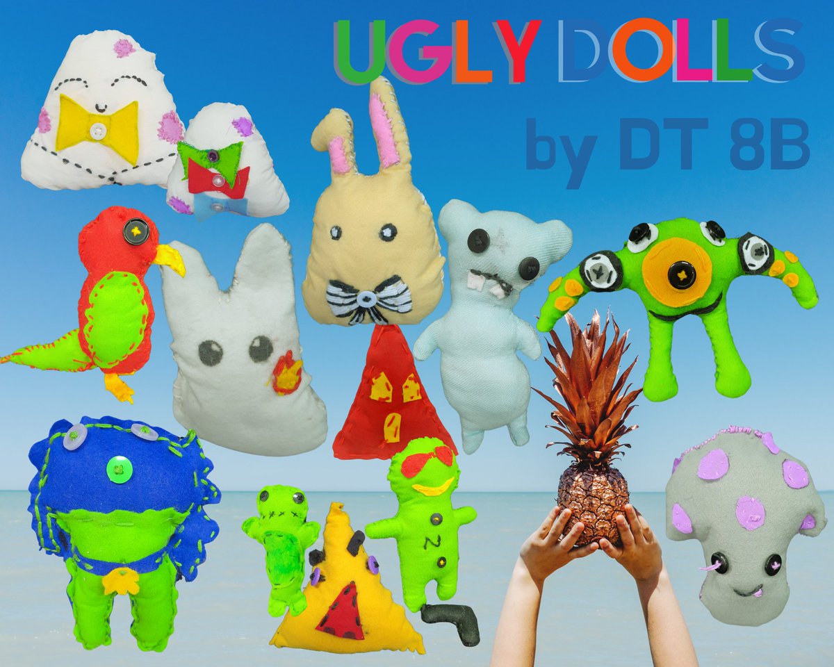 Really happy with these student outcomes from our first <a href="/ispuplands/">Uplands Penang</a> Year 8 #textiles #designtechnology unit. Boys and girls equally engaged. Side note: the <a href="/canva/">Canva</a> background removal tool used to make this pic is awesome!