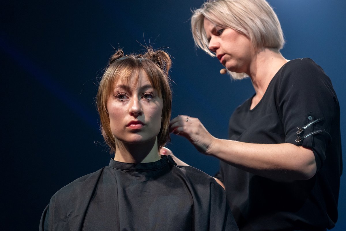 HairProjectXpo's tweet photo. Another throwback to The Hair Project 2022: we greatly enjoyed the technical workshops for Febelhair. Thanks to Bess Uytendaele  &amp; Geoganic Academy.

#thehairproject #technicalworkshops https://t.co/riATmiSa07