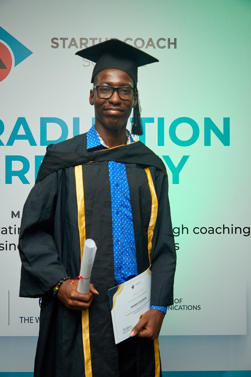 131SFH's tweet image. After a year of intense studies, we are proud to announce that our hub manager, @denniscolemanx  is now a graduate of the Startup Coach School!
Congratulations to you and we are eager to see what the future has in store for you. 

#StartupCoachSchool
#GhanaTechLab