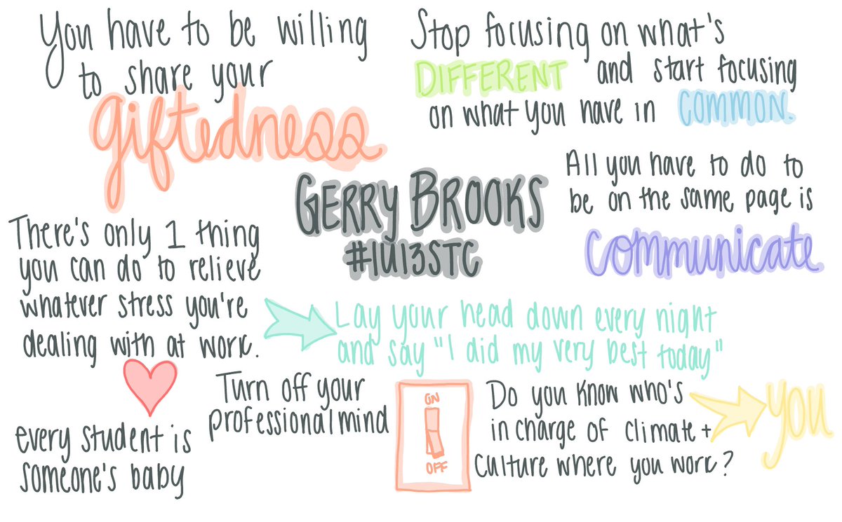 I’ll be honest. I don’t normally like keynotes, but this was one of the best I’ve heard. 

☕️ My cup is full. Thanks <a href="/gerrybrooksprin/">gerry brooks</a> #iu13stc