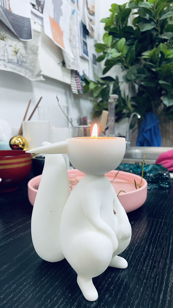 A candle, squirrel.