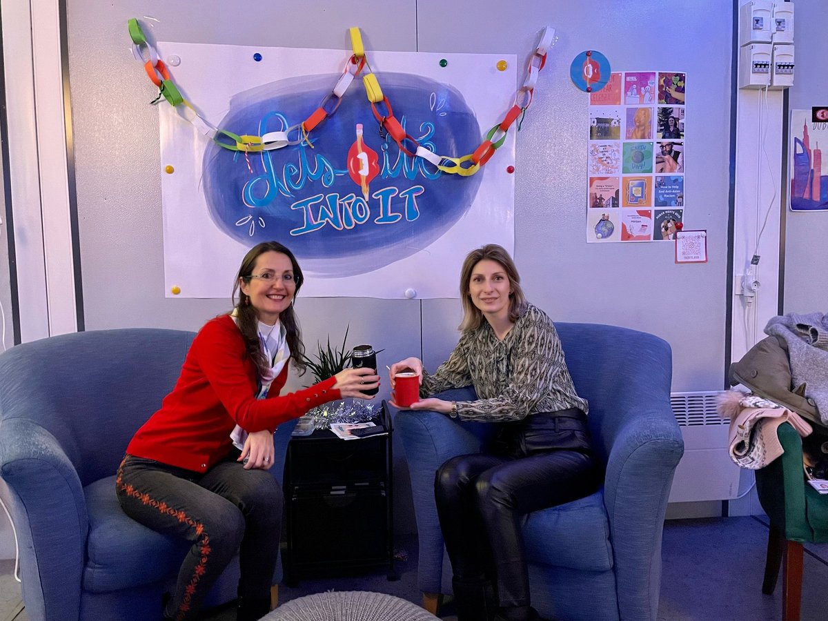 Yes! A wonderful idea, a cosy space, a place to meet cross-school colleagues, building community, spreading positive energy, joy, kindness…Thank you <a href="/iamerikpeterson/">Erik Peterson</a> !