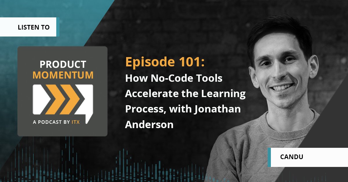 ITXcorp's tweet photo. Jonathan Anderson from @CanduLabs joins us on the latest episode of the Product Momentum Podcast to discuss XYZ. Listen here: https://t.co/PaKNeNOkP7 https://t.co/JROxVE9F3P