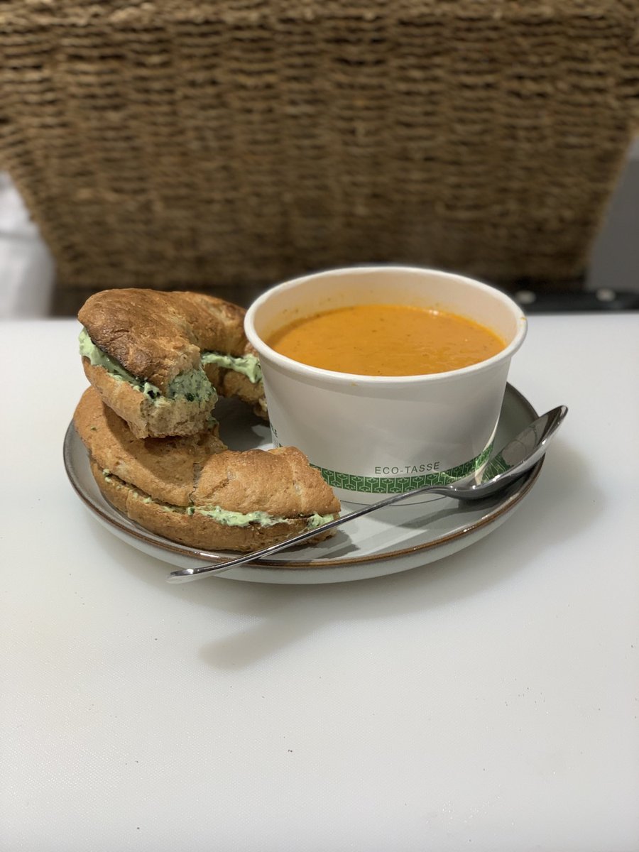 Lunch with us? Our sneak preview continues today with soup and bagels rolling out for lunch! Made in house with tons of flavour, it’s the perfect way to warm your soul on a cold winter day. 🥣